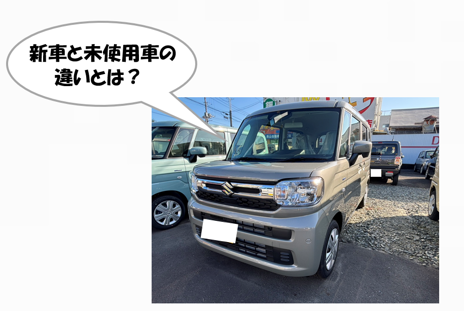 未使用車ってどんな車？新車との違いをわかりやすく解説✨