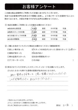 2023年7月9日の有限会社長山自動車整備工場 軽未使用車専門店のお客様