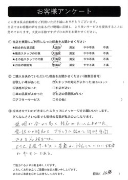 2023年12月11日の有限会社長山自動車整備工場 軽未使用車専門店のお客様