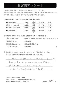 2023年12月25日の有限会社長山自動車整備工場 軽未使用車専門店のお客様