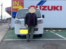2022年2月21日の有限会社長山自動車整備工場 軽未使用車専門店のお客様